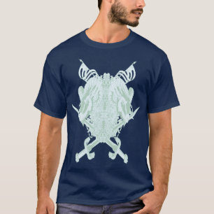 Knight Coat Of Arms Goats Illustration T-Shirt