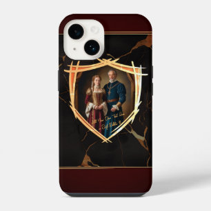 Knight Coat of Arms Mediaeval Old Fashioned Gift iPhone 14 Case