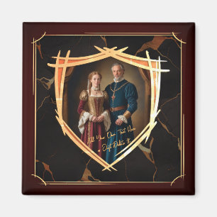 Knight Coat of Arms Mediaeval Old Fashioned Gift Magnet
