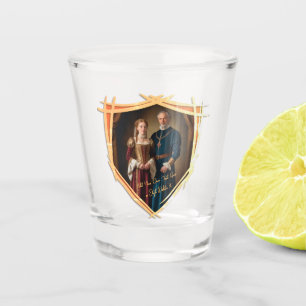 Knight Coat of Arms Mediaeval Old Fashioned Gift Shot Glass