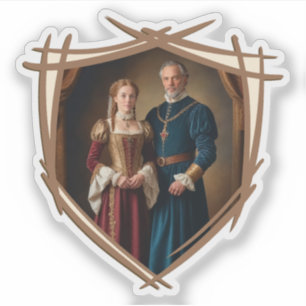 Knight Coat of Arms Mediaeval Old fashioned Vintag