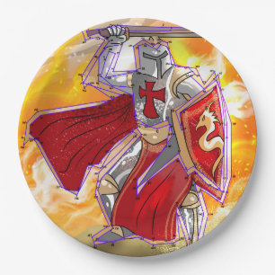 Knight Connect Paper Plate