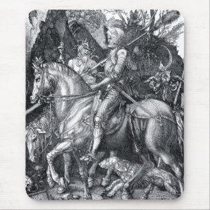 Knight, Death and the Devil - Albrecht Dürer Mouse Pad