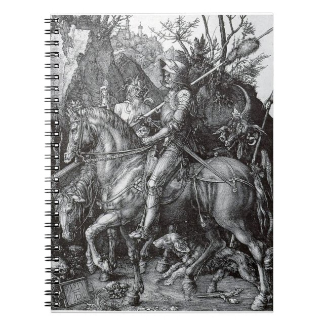 Knight, Death and the Devil - Albrecht Durer Notebook (Front)