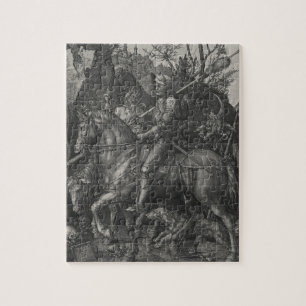 Knight, Death and the Devil by Albrecht Durer Jigsaw Puzzle