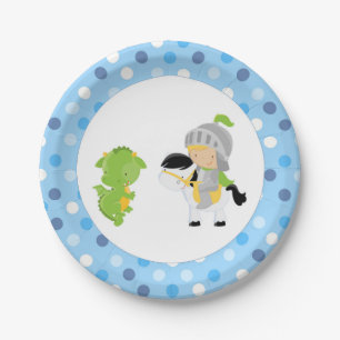 Knight Dragon Paper Plates