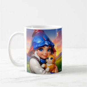 Knight Elf Cat Mug