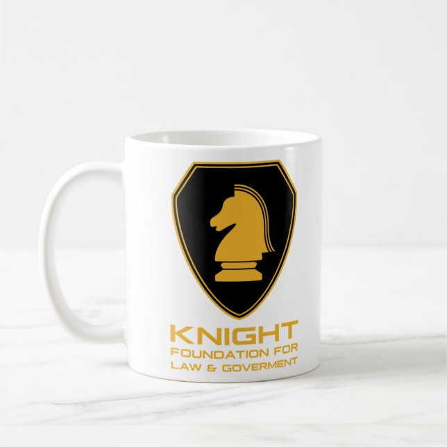 Knight Foundation for Law and Government inspired  Coffee Mug (Left)
