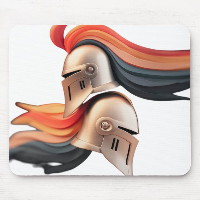 knight helmets mouse pad (Front)