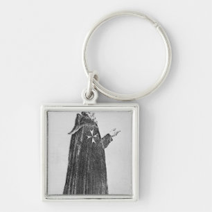 Knight Hospitaller in the original habit Key Ring