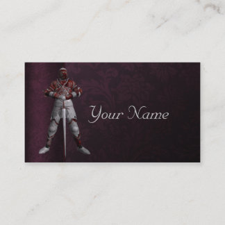 Knight in Armour Business Card