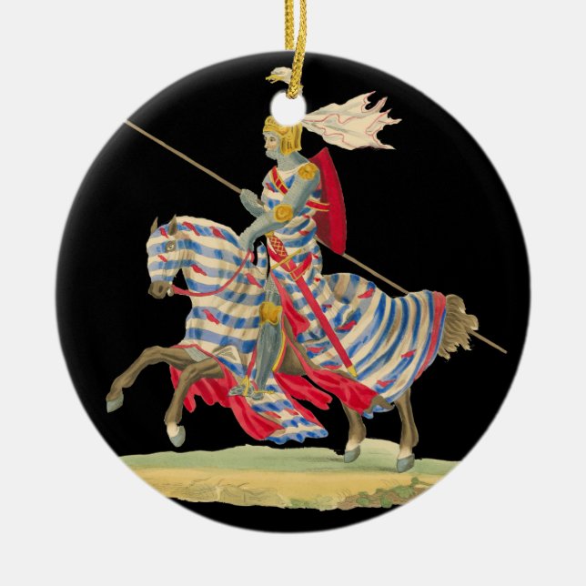 Knight in Armour Christmas ornament (Front)