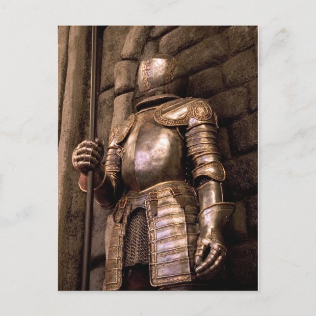 Knight in Armour Postcard (Front)