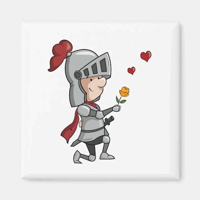Knight in Shining Armour Fridge Magnet (Front)
