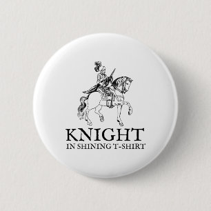 Knight In Shining Armour Halloween Renaissance Fai 6 Cm Round Badge