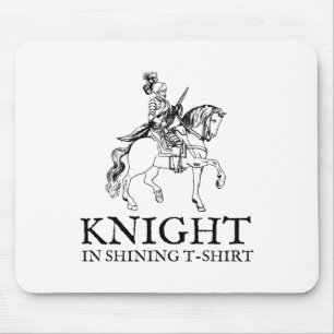 Knight In Shining Armour Halloween Renaissance Fai Mouse Pad