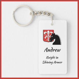 Knight in Shining Armour Key Ring