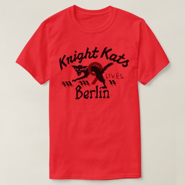 Knight Kats 9 Lives Berlin T-Shirt (Design Front)