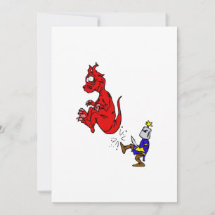 Knight Kicking Dragon
