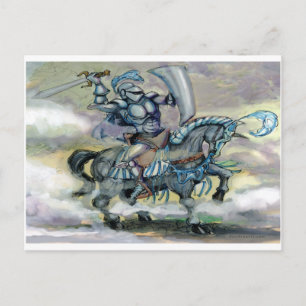 Knight n Dragon Postcard