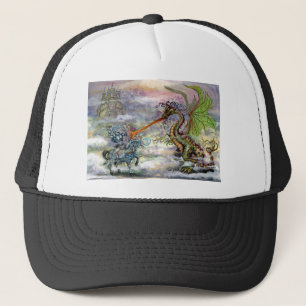 Knight n Dragon Trucker Hat