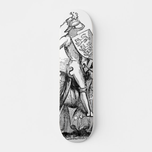 Knight on Horsback Skateboard (Front)