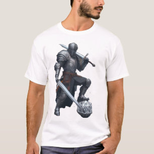 knight or paladin in full plate armor T-Shirt