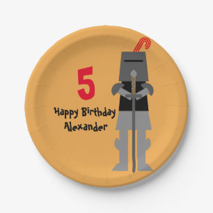 Knight Paper Plate