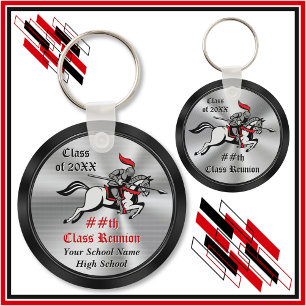 Knight Party Favours, Class Reunion Souvenir Key Ring