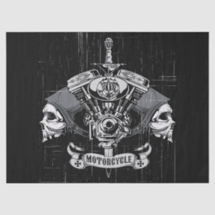 knight pistons motorcyle tissue paper