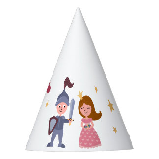 Knight & Princess, Dragon, Castle Birthday Party Hat