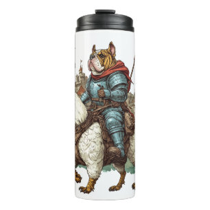 Knight Pup � Medieval Hero Dog Thermal Tumbler
