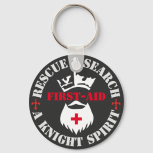 Knight Rescue & Search Key Ring
