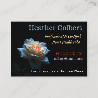 Knight Rose Professional Caregiver  Business Card