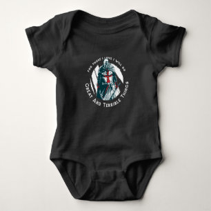 Knight templar baby bodysuit