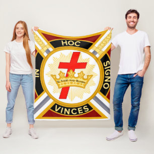 Knight Templar Fleece Blanket