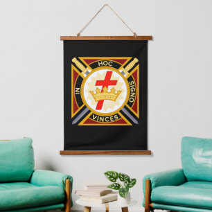 Knight Templar Hanging Tapestry