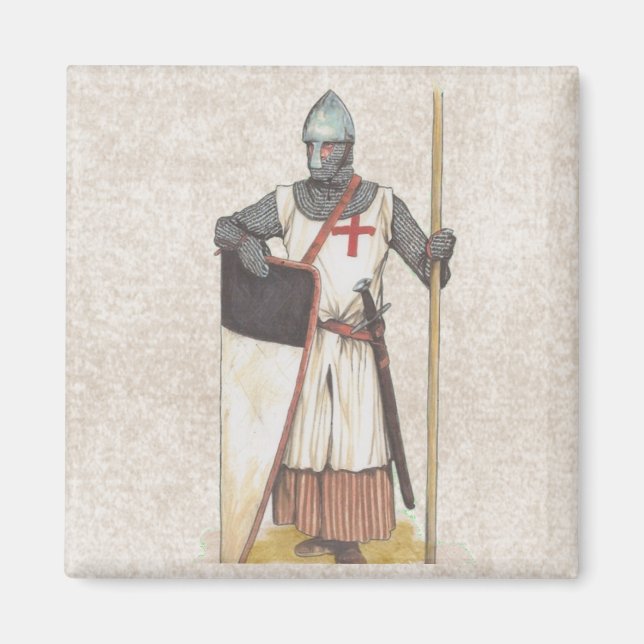 Knight Templar Historic Magnet (Front)