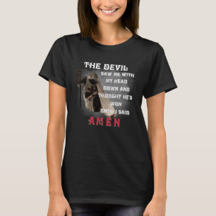 Knight Templar Man Of Faith I m The Son Of A King  T-Shirt