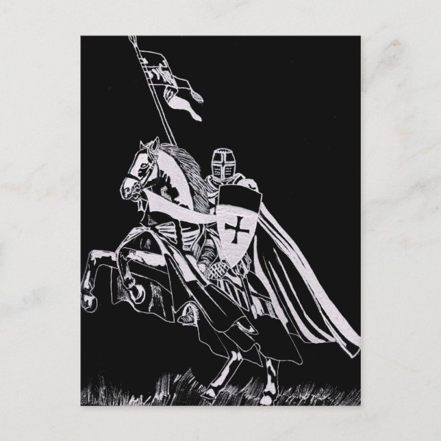 Knight Templar Postcard (Front)