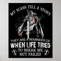 Knight Templar Warrior Christians My Scars Tell A