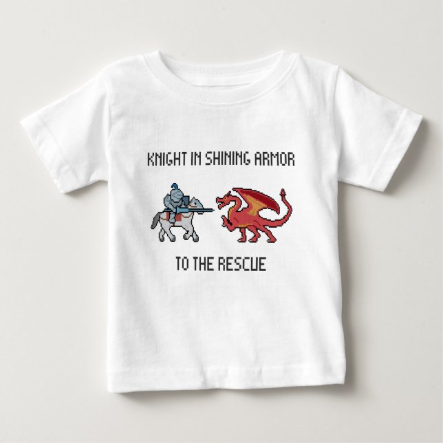 Knight to the rescue Infant T-Shirt (Front)