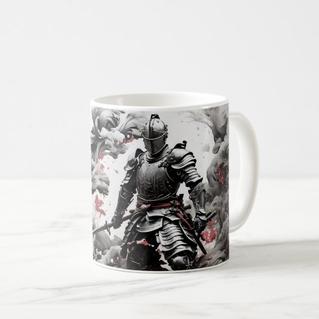 Knight Warrior B Coffee Mug (Front Right)