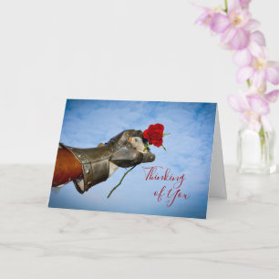 Knight with a heart   -  Thinking of You Card
