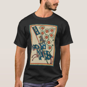 Knight With Eagle Heraldry, 14th Century Mediaeval T-Shirt
