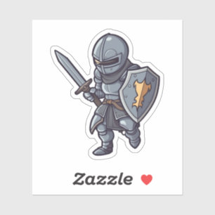 Knight with sword and shield