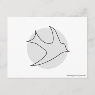 Knightingales Postcard (Grey)