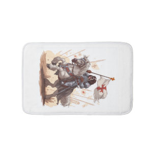 Knightly Newfoundland � Royal Dog Armour Bath Mat