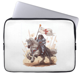 Knightly Newfoundland – Royal Dog Armour Laptop Sleeve