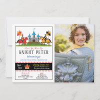 Knights Birthday Party Medieval Photo